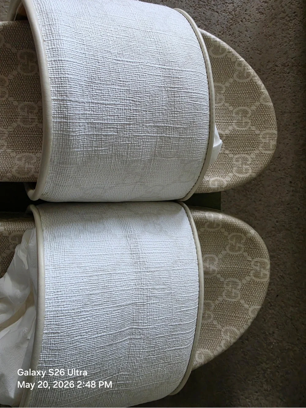 Gucci Monogram Slide Canvas
